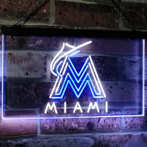 Florida Marlins Logo 1 Neon-Like LED Sign