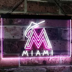 Florida Marlins Logo 1 Neon-Like LED Sign