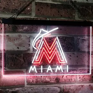 Florida Marlins Logo 1 Neon-Like LED Sign