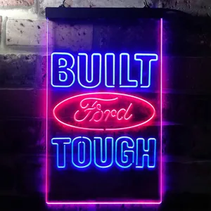 Ford Built Tough Neon-Like LED Sign