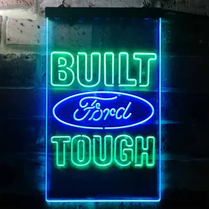 Ford Built Tough Neon-Like LED Sign