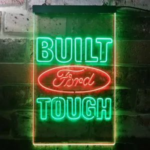 Ford Built Tough Neon-Like LED Sign