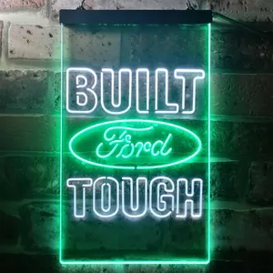 Ford Built Tough Neon-Like LED Sign