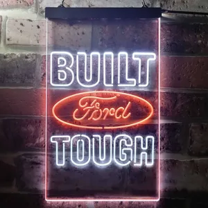 Ford Built Tough Neon-Like LED Sign
