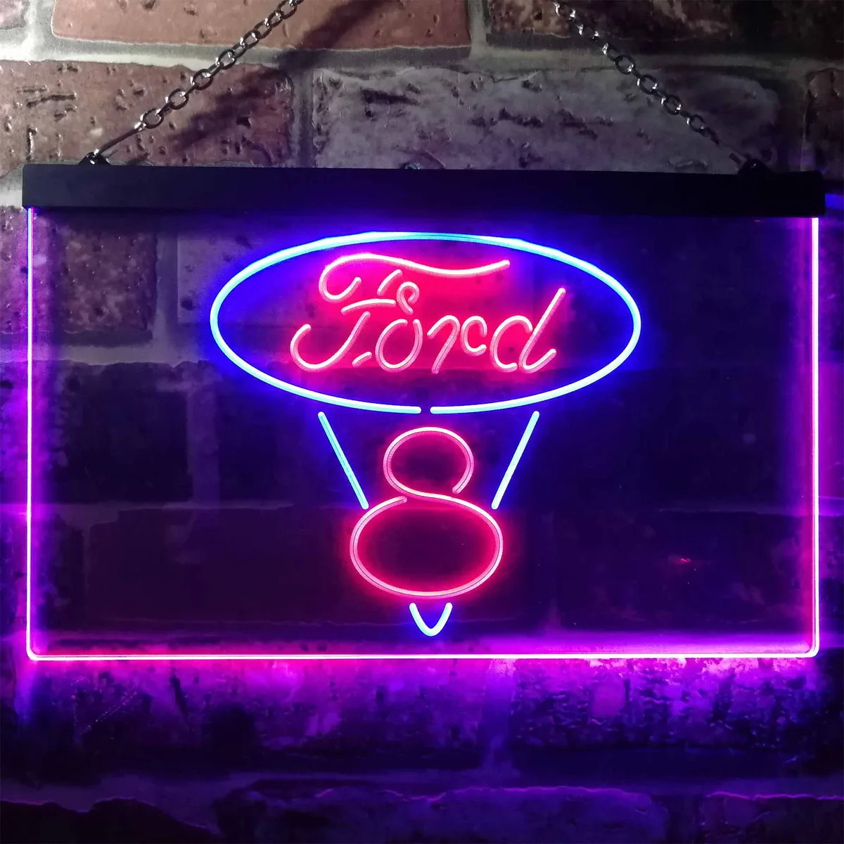 Ford Classic V8 Neon-Like LED Sign