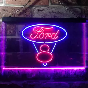 Ford Classic V8 Neon-Like LED Sign