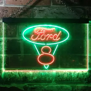 Ford Classic V8 Neon-Like LED Sign