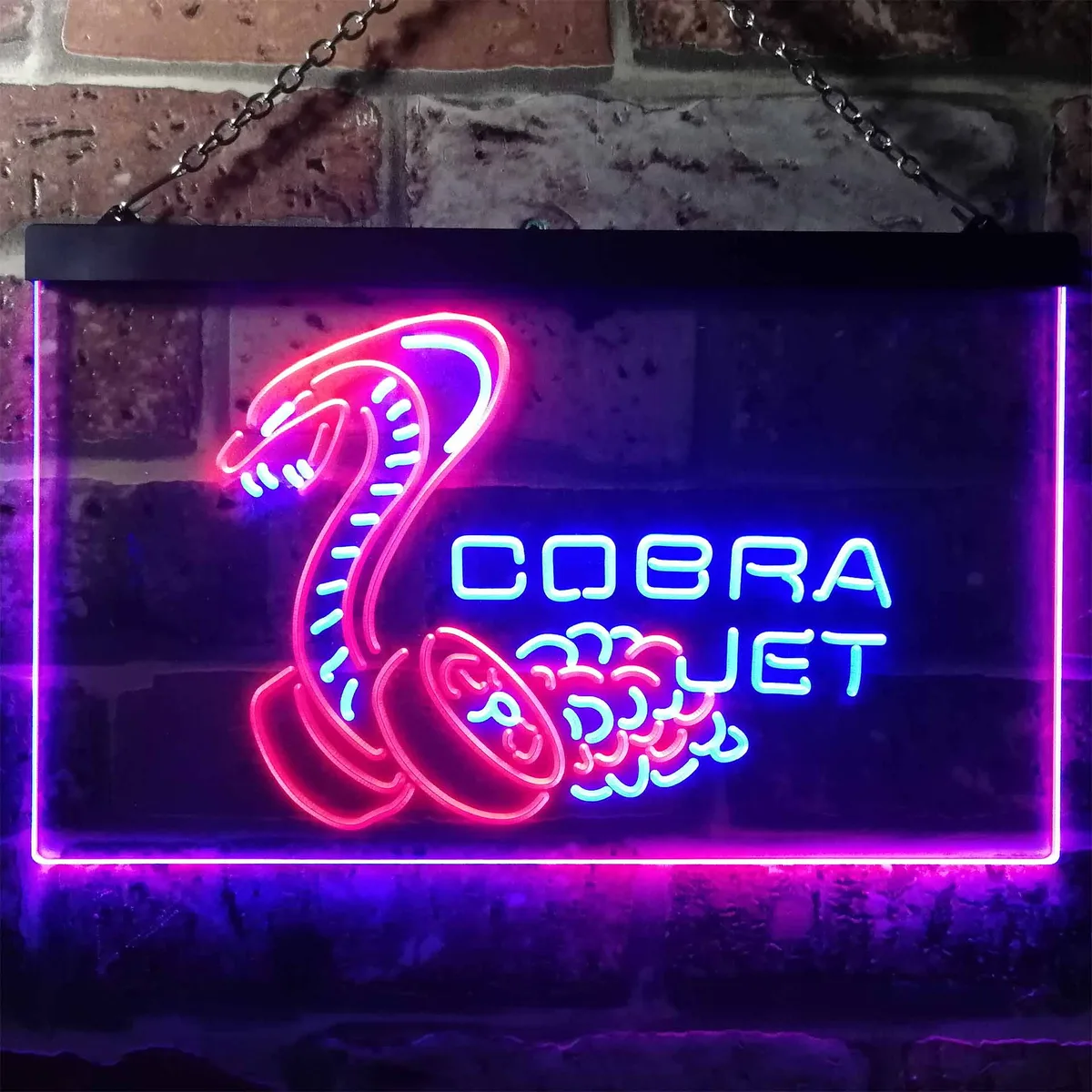 Ford Cobra Jet Mustang Neon-Like LED Sign