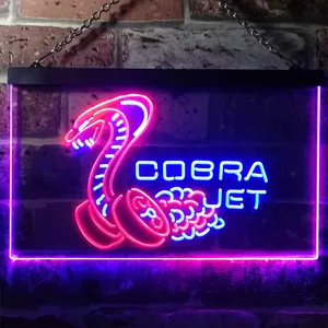 Ford Cobra Jet Mustang Neon-Like LED Sign