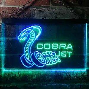 Ford Cobra Jet Mustang Neon-Like LED Sign