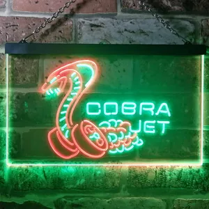 Ford Cobra Jet Mustang Neon-Like LED Sign