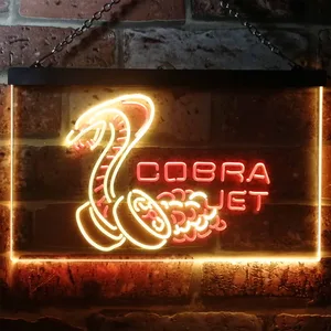 Ford Cobra Jet Mustang Neon-Like LED Sign