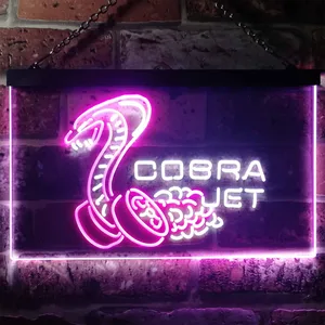 Ford Cobra Jet Mustang Neon-Like LED Sign