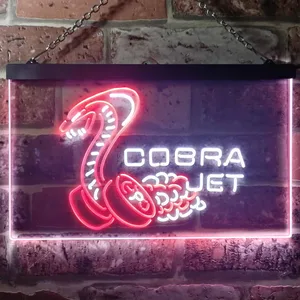 Ford Cobra Jet Mustang Neon-Like LED Sign