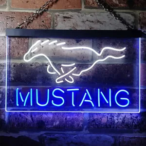 Ford Mustang Horse 2 Neon-Like LED Sign