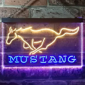 Ford Mustang Horse Neon-Like LED Sign