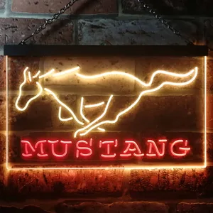 Ford Mustang Horse Neon-Like LED Sign