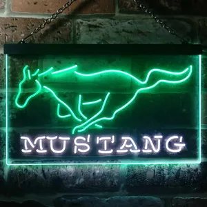 Ford Mustang Horse Neon-Like LED Sign