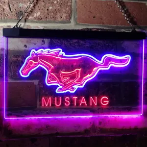 Ford Mustang Neon-Like LED Sign