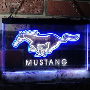 Ford Mustang Neon-Like LED Sign