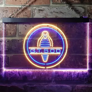 Ford Shelby Cobra GT500 Neon-Like LED Sign