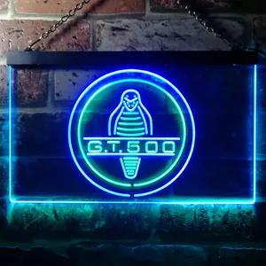 Ford Shelby Cobra GT500 Neon-Like LED Sign