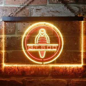 Ford Shelby Cobra GT500 Neon-Like LED Sign