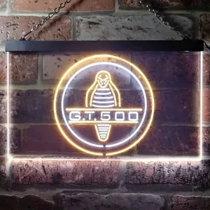 Ford Shelby Cobra GT500 Neon-Like LED Sign