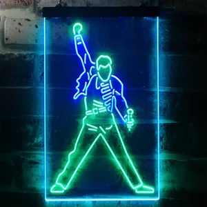 Freddie Mercury Queen Neon-Like LED Sign