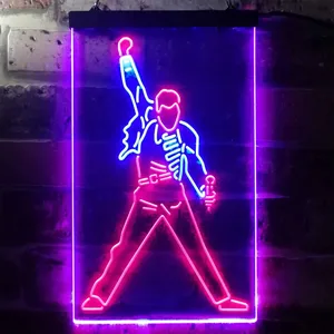 Freddie Mercury Queen Neon-Like LED Sign