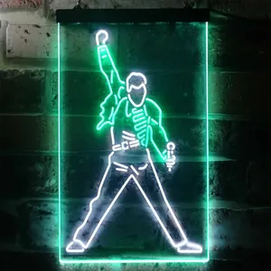Freddie Mercury Queen Neon-Like LED Sign