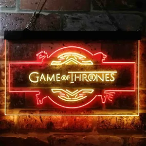 Game of Thrones Logo Neon-Like LED Sign