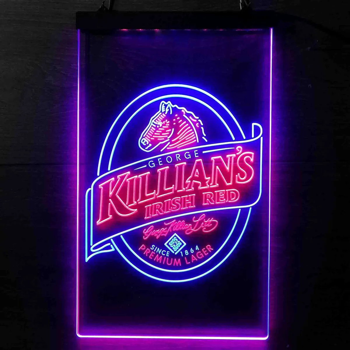George Killian's Irish Red Premium Lager Neon-Like LED Sign