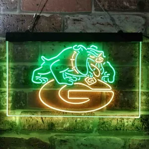 Georgia Bulldogs Logo Neon-Like LED Sign