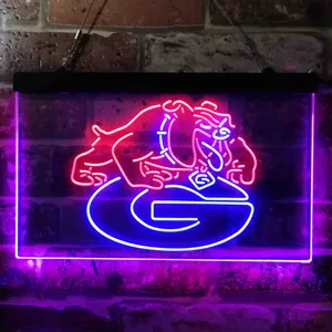 Georgia Bulldogs Logo Neon-Like LED Sign