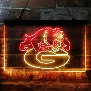 Georgia Bulldogs Logo Neon-Like LED Sign