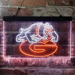Georgia Bulldogs Logo Neon-Like LED Sign
