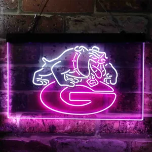 Georgia Bulldogs Logo Neon-Like LED Sign