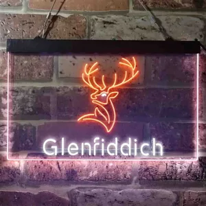 Glenfiddich Whisky Logo Neon-Like LED Sign