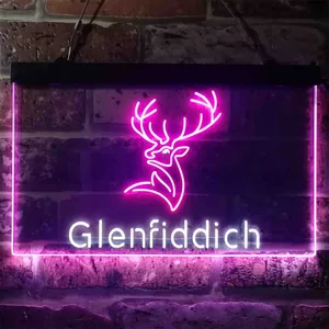 Glenfiddich Whisky Logo Neon-Like LED Sign