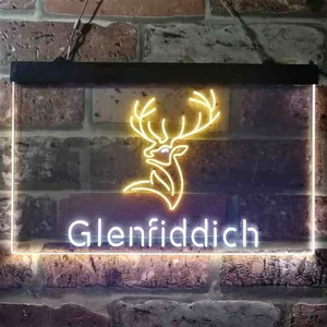 Glenfiddich Whisky Logo Neon-Like LED Sign