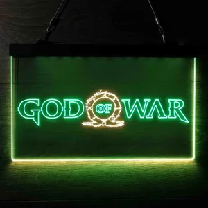 God Of War Banner Neon-Like LED Sign
