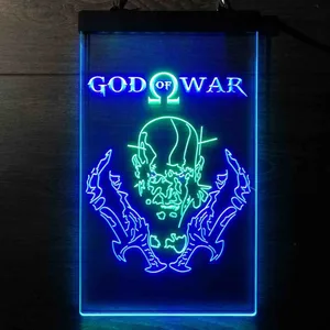 God Of War Kratos Blade Of Chaos Neon-Like LED Sign