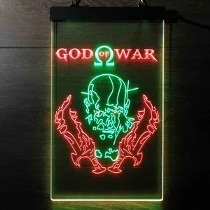 God Of War Kratos Blade Of Chaos Neon-Like LED Sign