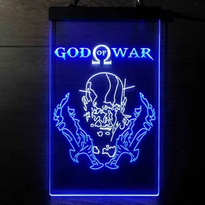 God Of War Kratos Blade Of Chaos Neon-Like LED Sign