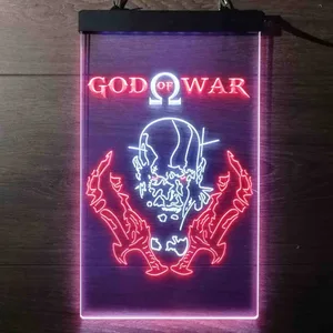God Of War Kratos Blade Of Chaos Neon-Like LED Sign