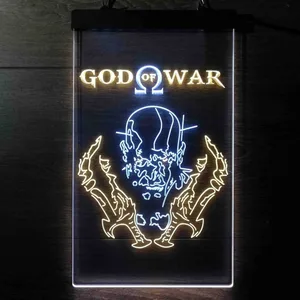 God Of War Kratos Blade Of Chaos Neon-Like LED Sign