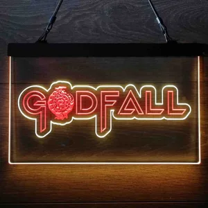 Godfall Logo Neon-Like LED Sign