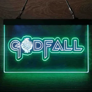 Godfall Logo Neon-Like LED Sign