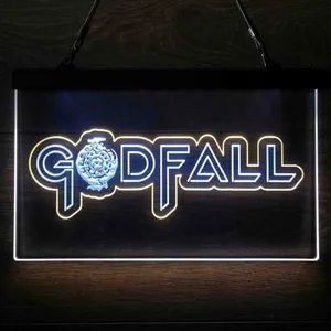 Godfall Logo Neon-Like LED Sign
